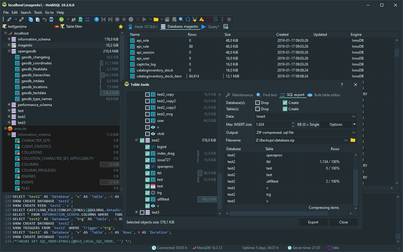 updating mysql server mac